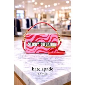 Kate Spade Bubble Gum 3D Crossbody Red Multi